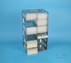 Microtiter Vertical Racks with double bays for Microtiter Plates up to 86x128x53 mm