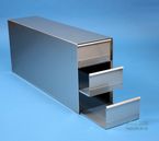 Microtiter Drawer Racks for Microtiter Plates up to 86x128x58 mm, closed design, with safety stop